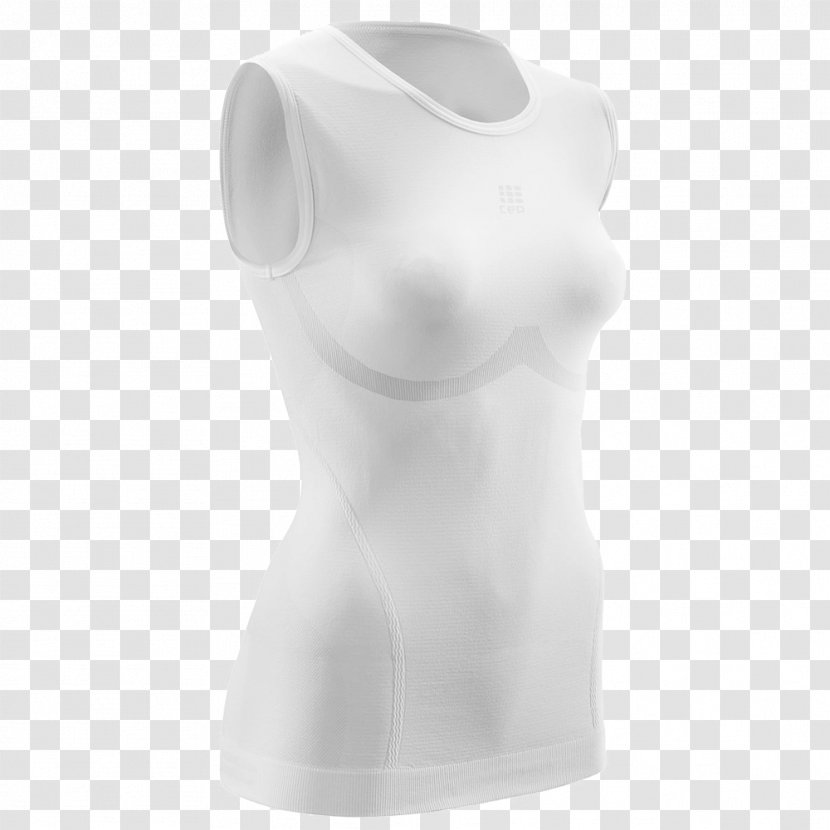 T-shirt Sleeveless Shirt White CEP Ultralight Sleeve Less Top (L, Black) - Sneakers Transparent PNG