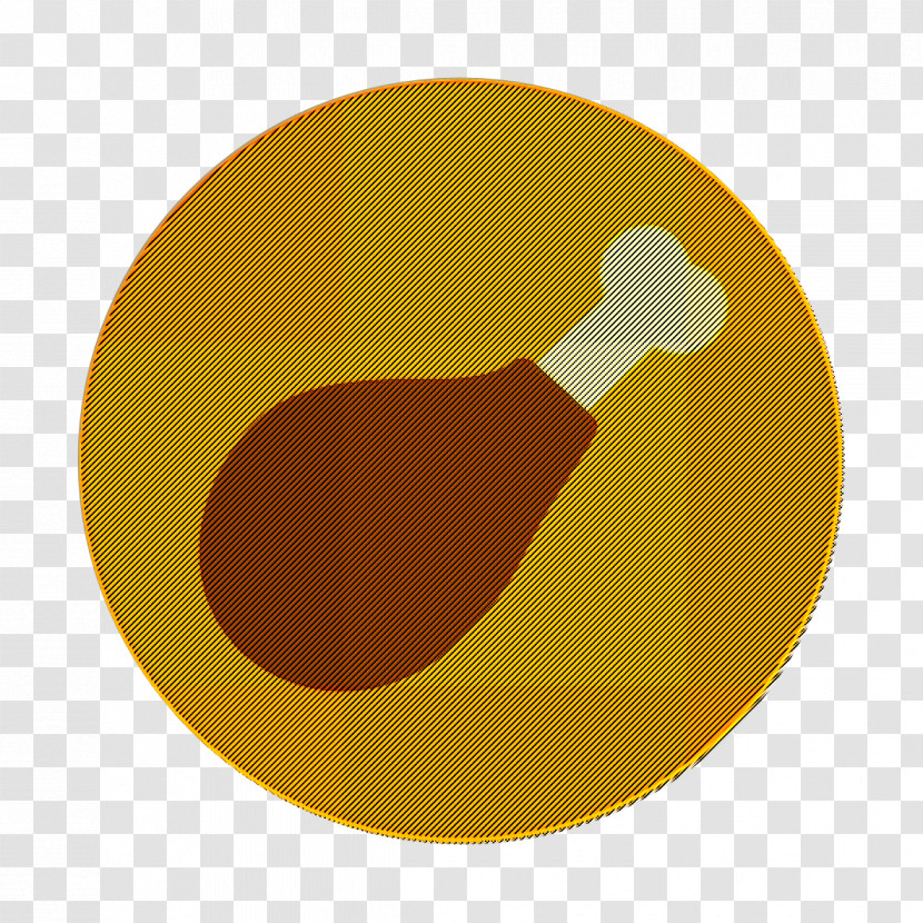 Linear Food Set Icon Chicken Leg Icon Food Icon Transparent PNG