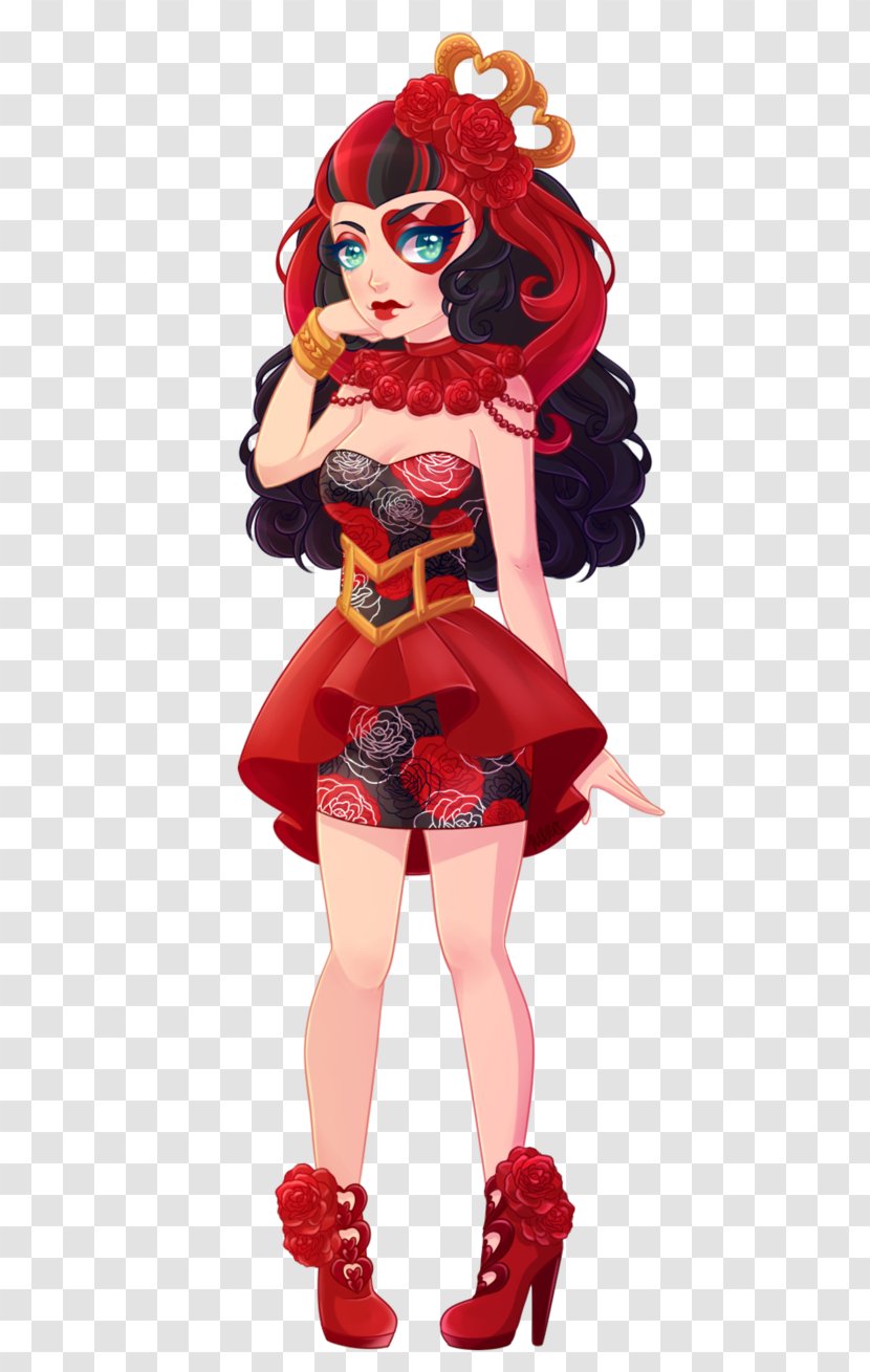 Ever After High Doll Queen Of Hearts Monster Drawing - Costume - Spring Transparent PNG