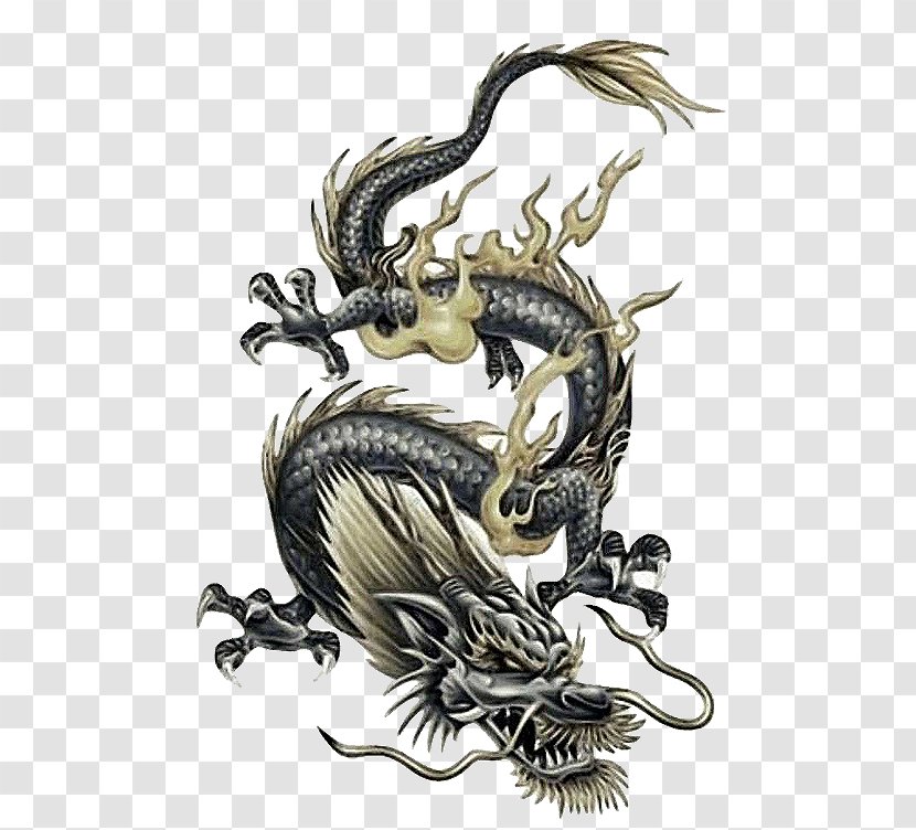 Japanese Dragon Chinese Tattoo Transparent PNG