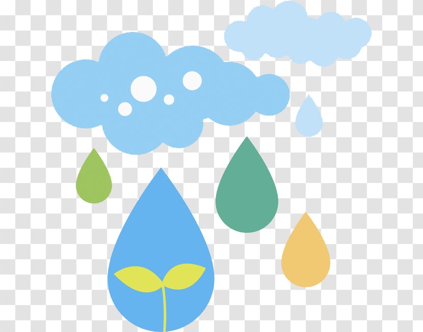 Cloud Computing Drop - Blue Clouds Transparent PNG