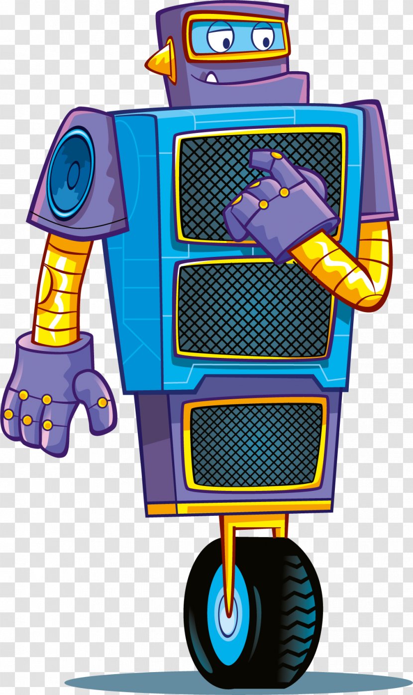 Robot Motor Vehicle Clip Art - Toy Transparent PNG