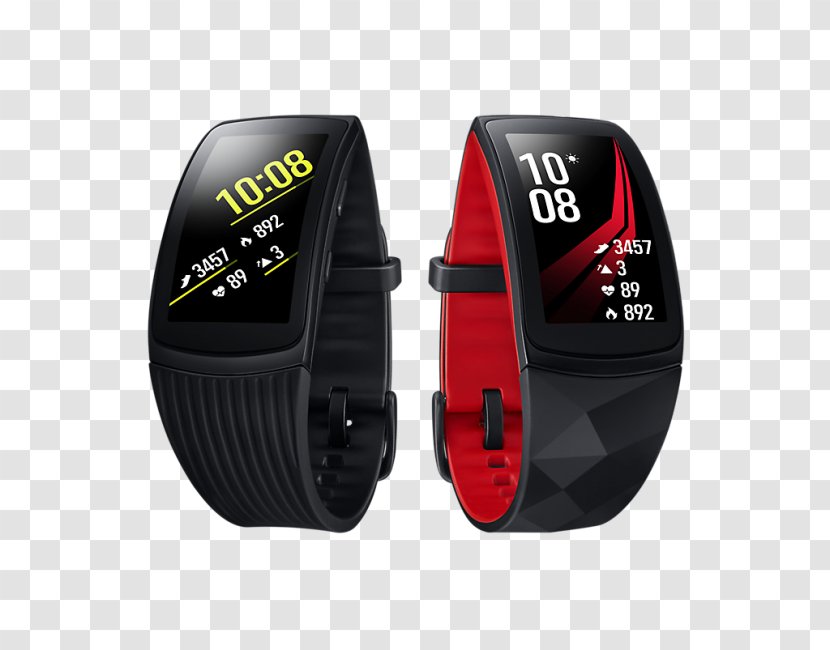 Samsung Gear Fit 2 Galaxy Note 8 Fit2 Pro - Red Transparent PNG