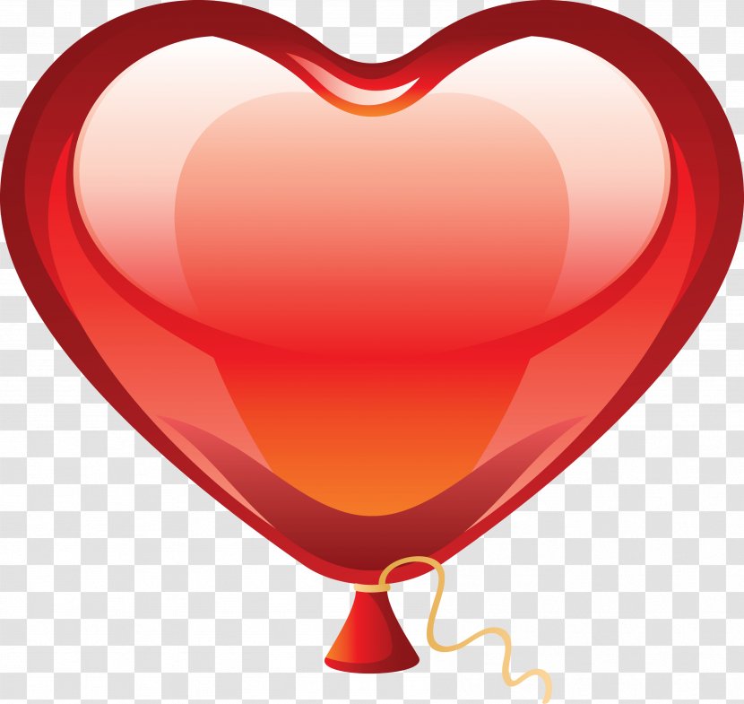 Balloon Heart Clip Art - Image Transparent PNG