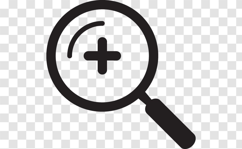 Magnifying Glass - Black And White - Zip Transparent PNG