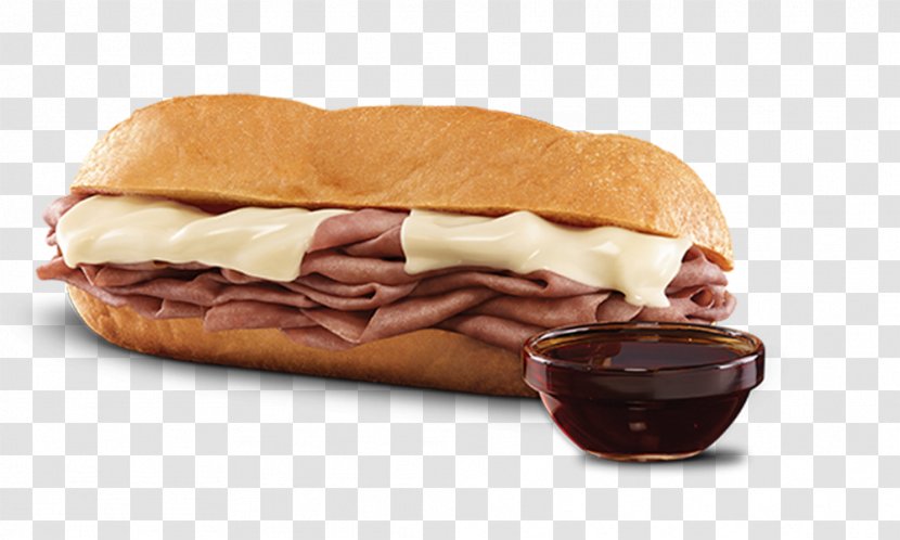 French Dip Slider Roast Beef Reuben Sandwich Arby's - Breakfast - Cheese Transparent PNG