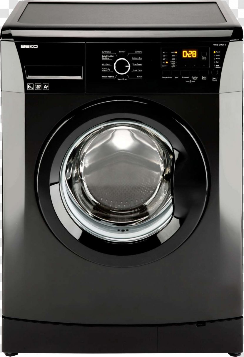 Washing Machine Beko Home Appliance Clothes Dryer Kitchen Stove Transparent PNG