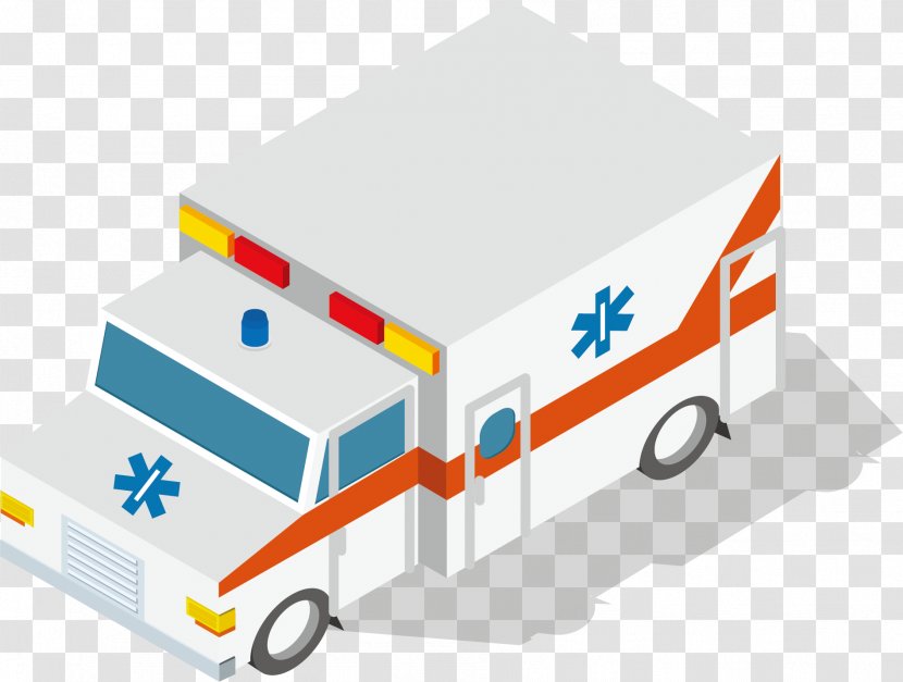 Ambulance Euclidean Vector Car - Emergency Transparent PNG