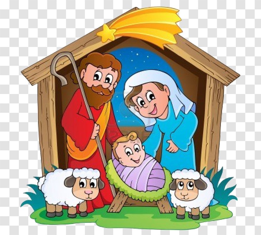 Christmas Drawing Nativity Of Jesus - Mammal Transparent PNG