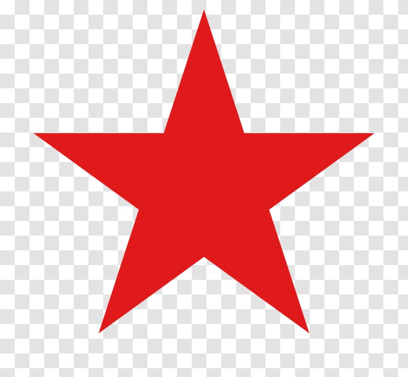 Red Star Symbol Logo Polygons In Art And Culture - Triangle Transparent PNG