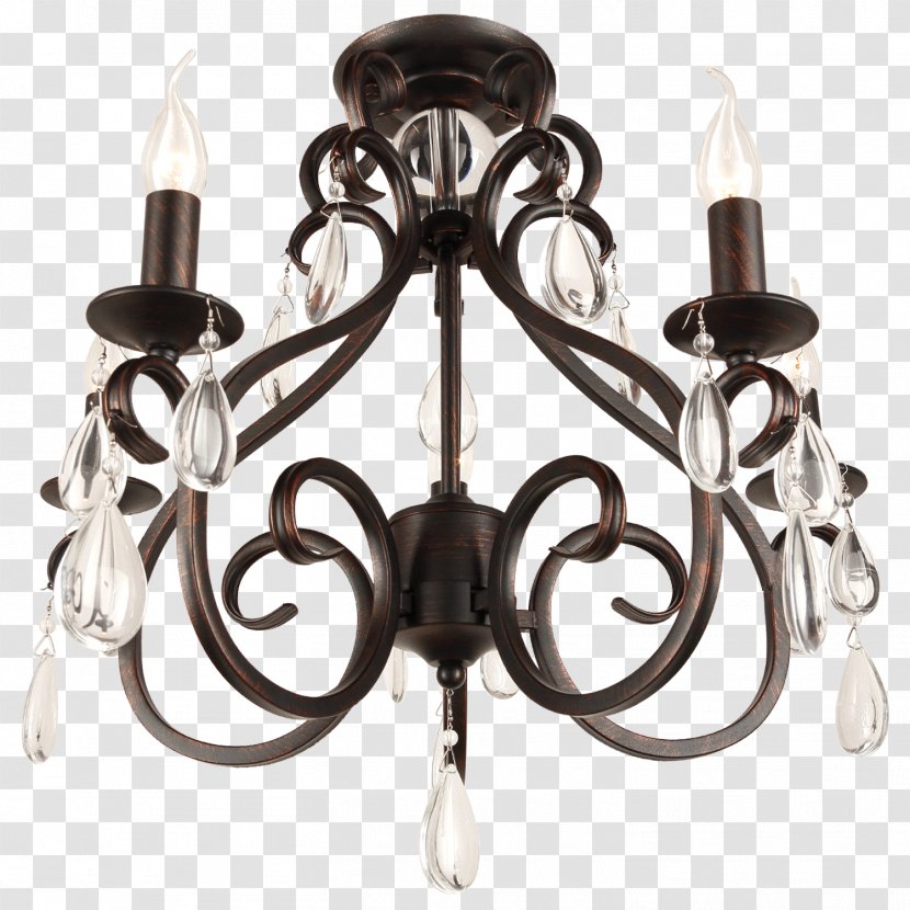 Chandelier Plafonnière Pendant Light Lamp - Ceiling Fixture Transparent PNG