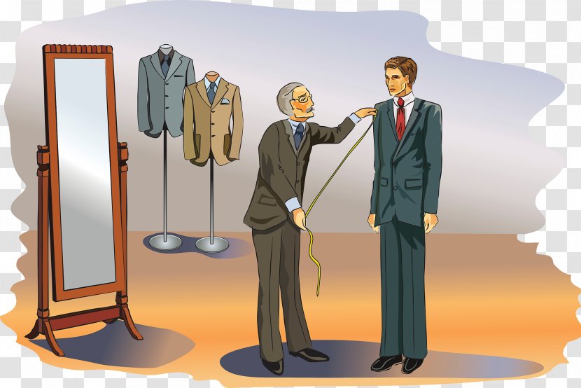 Tailor Clothing Suit Illustration - Software - Custom Transparent PNG