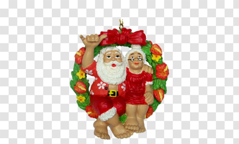 Santa Claus Christmas Ornament Mrs. Mele Kalikimaka Transparent PNG