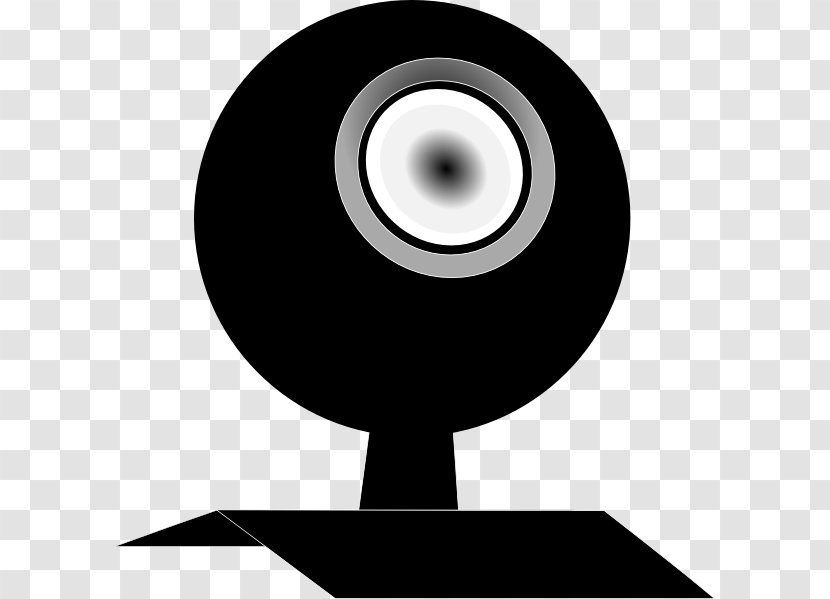 Webcam Camera - Black And White - Web Transparent PNG
