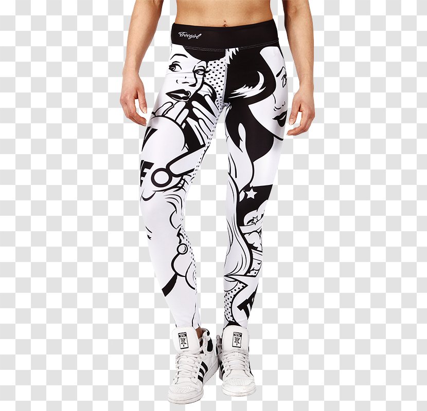 Leggings Clothing T-shirt Pants Tights - White Transparent PNG