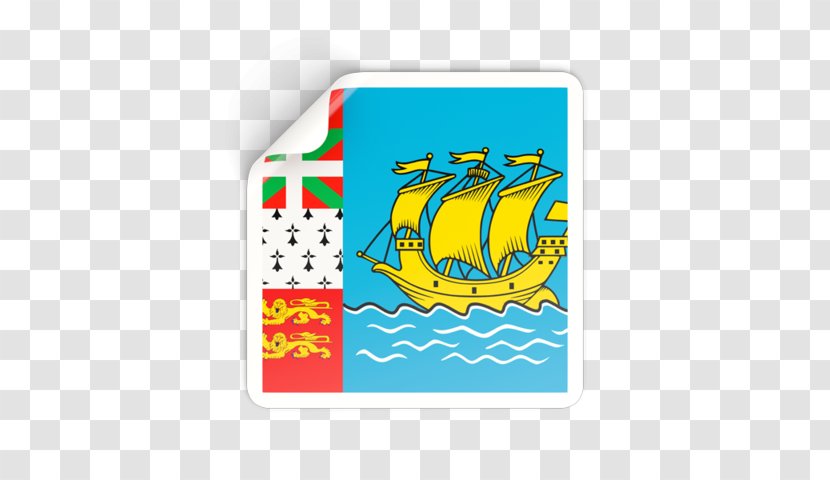 Saint-Pierre Flag Of Saint Pierre And Miquelon Island Vincent The Grenadines - Brand Transparent PNG