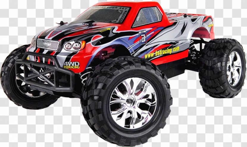 Monster Truck Tire Radio-controlled Car Four-wheel Drive - Vehicle Transparent PNG
