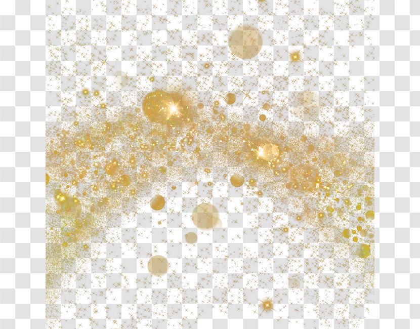 Light Dust Particle Gold Wallpaper - Spot Transparent PNG