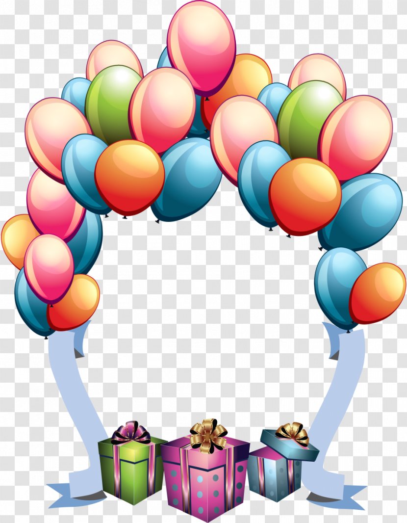 Toy Balloon Birthday Clip Art - Gift - Congrat Transparent PNG