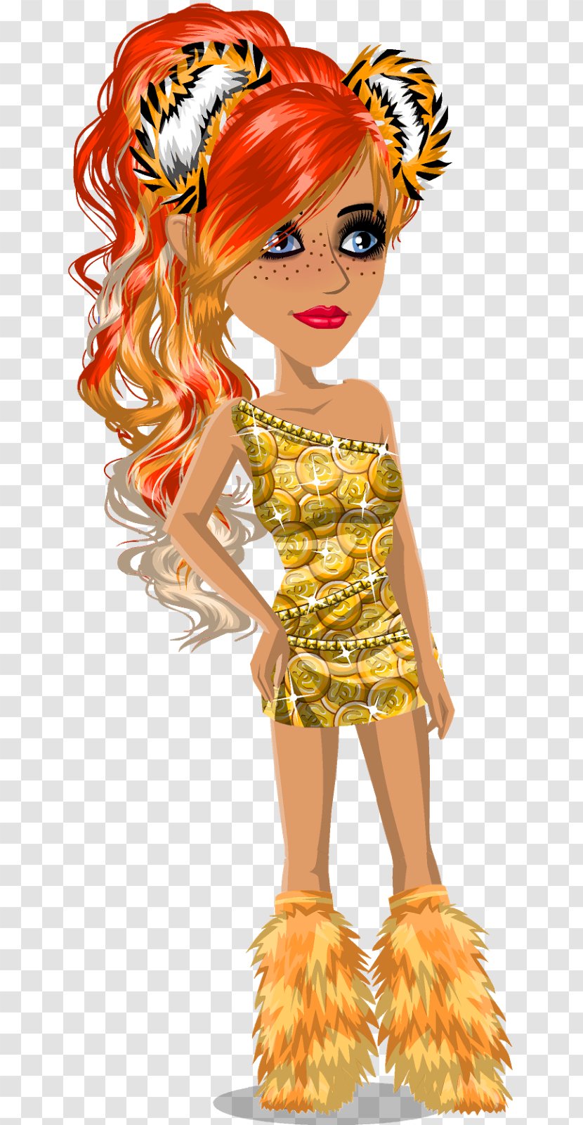 Moviestarplanet HTML5 Video Web Browser - Brown Hair - Golden Girls Transparent PNG