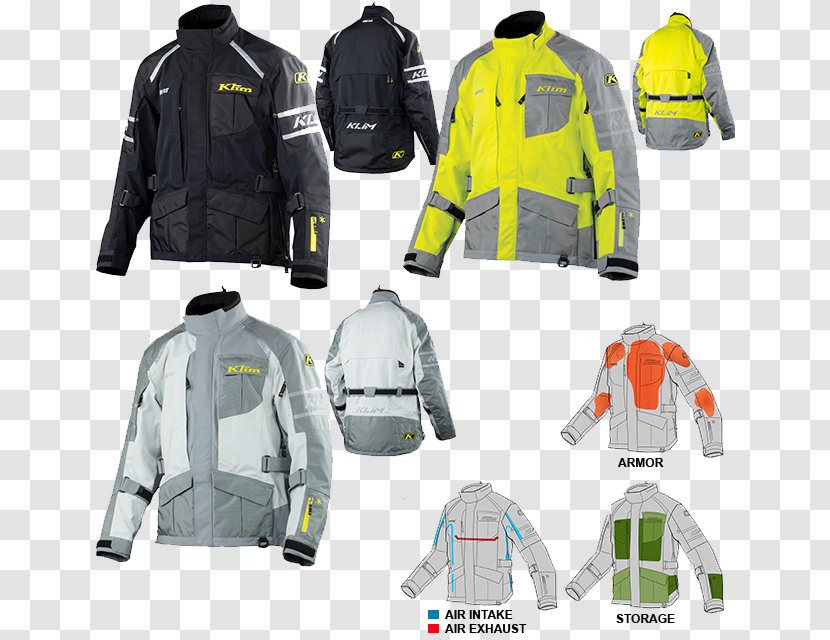 Klim Jacket Sleeve Outerwear Clothing - Motorcycle Protective Transparent PNG