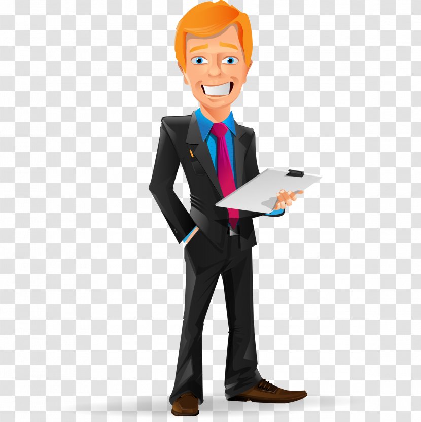 Businessperson Cartoon Animation Vector Business People Transparent Png