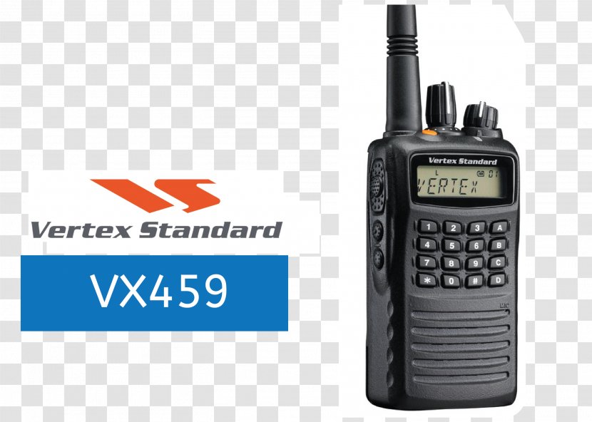 Vertex Standard VX-459 Two-way Radio Yaesu VX-451 - Vx231 Transparent PNG