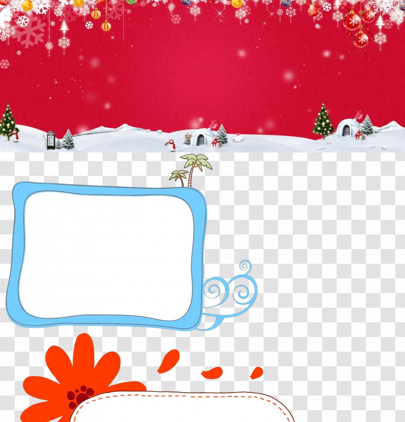 Santa Claus Christmas Day Snow Image Tree - Party - Borders Backgrounds Transparent PNG