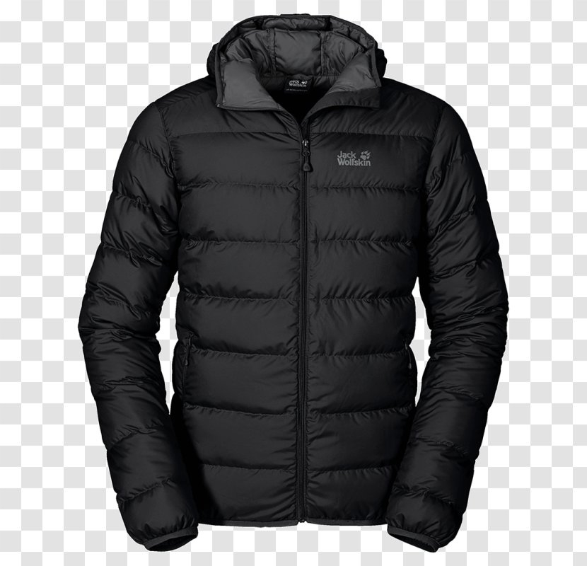 Jacket Down Feather Daunenjacke Coat Hood - Fleece Transparent PNG