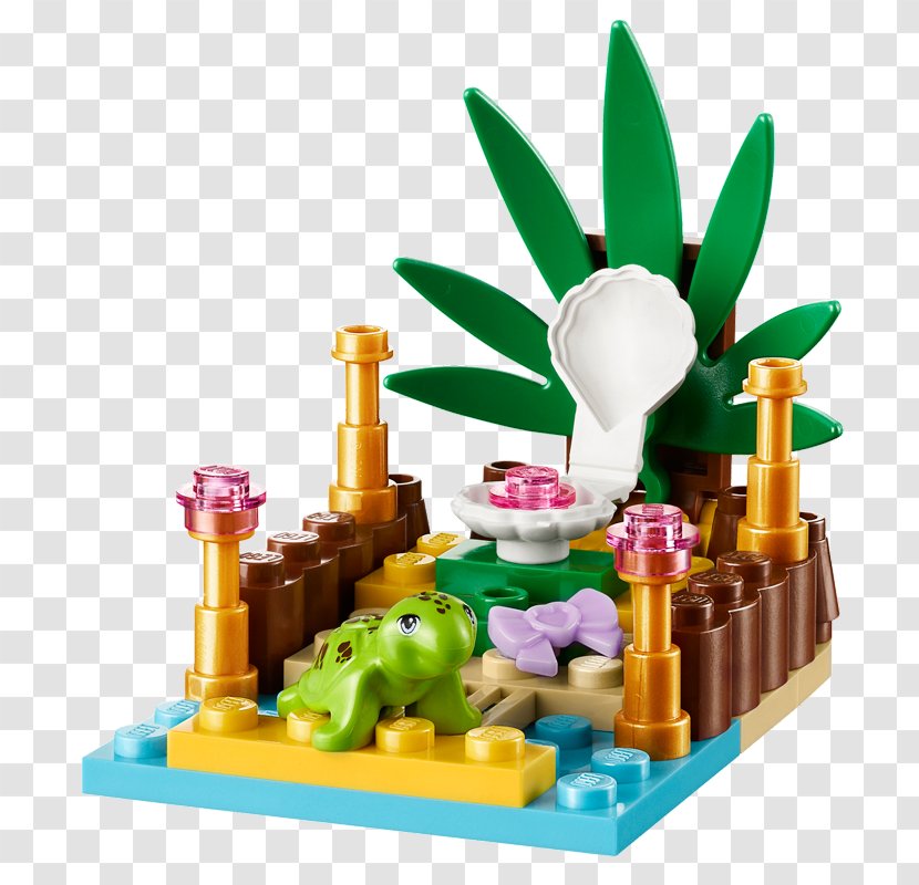 LEGO Friends Turtle's Little Oasis Toy - Cartoon - Turtle Transparent PNG