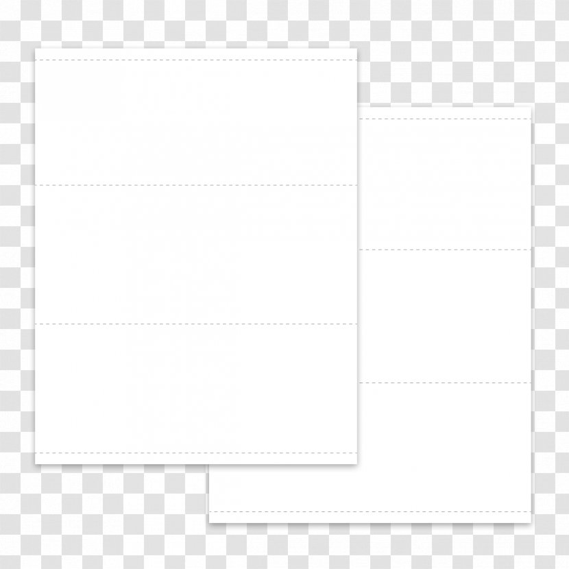 Paper Area Rectangle - White - Id Cards Transparent PNG