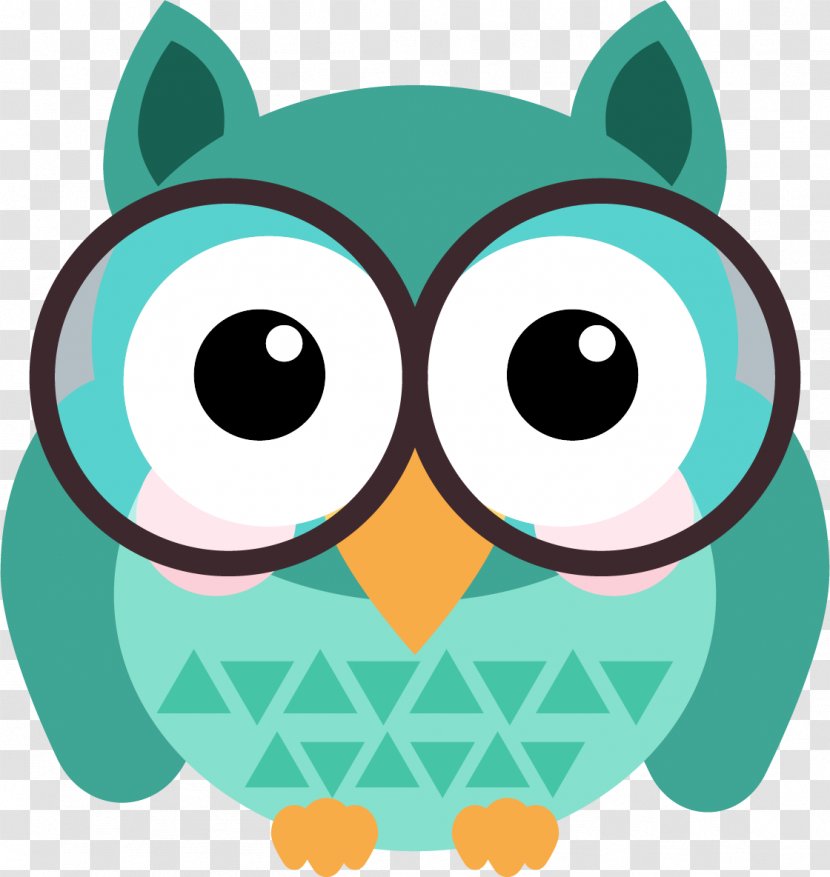 Owl Bird Tutorat Clip Art - Green Transparent PNG