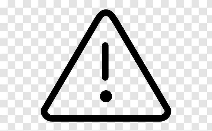 Warning Sign Symbol - Triangle Transparent PNG