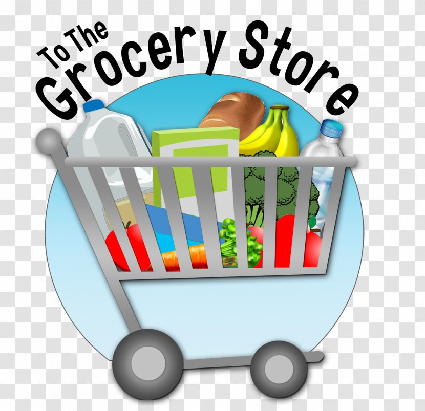 Grocery Store Food Clip Art - Shopping Cart Transparent PNG