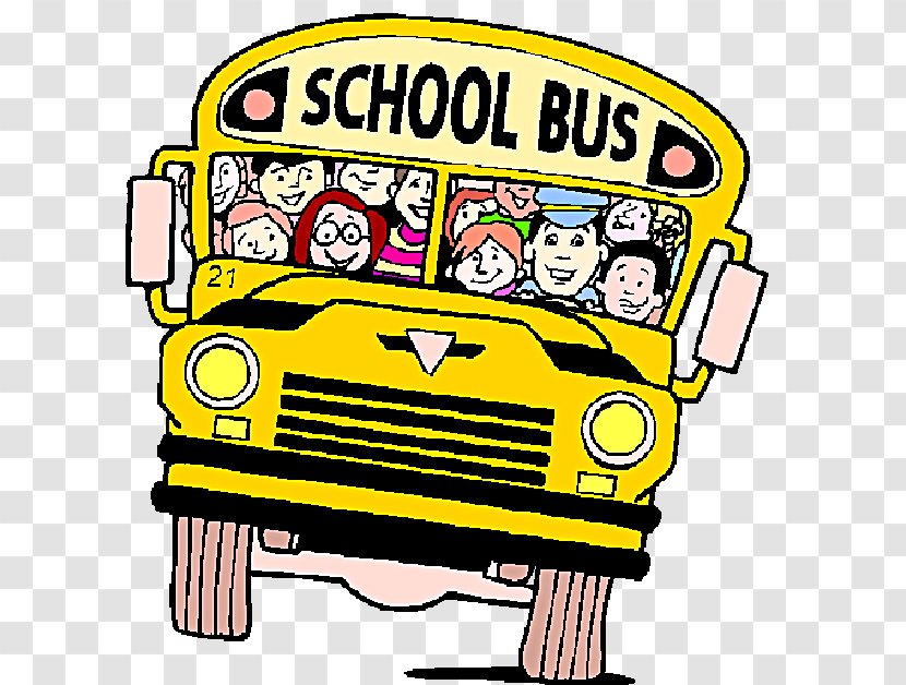 School Bus - Cartoon - Car Transparent PNG