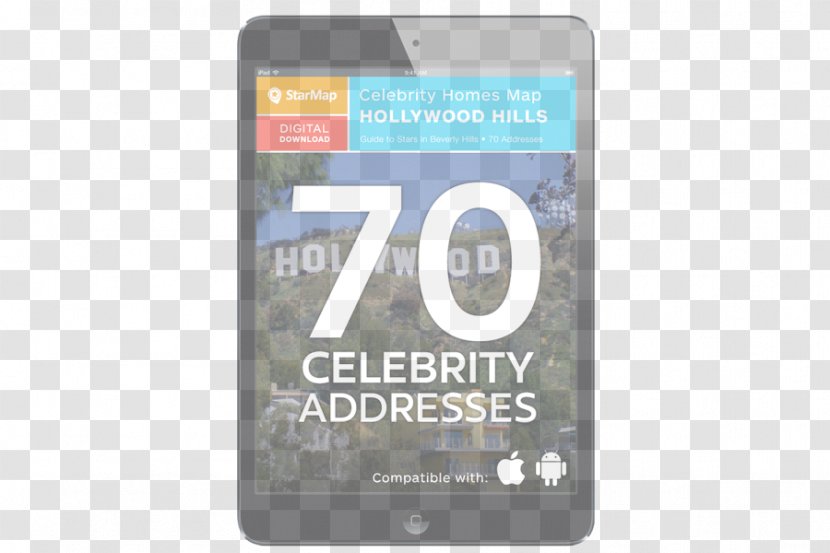Beverly Hills Hollywood Boulevard Map Celebrity - Gadget - Sign Transparent PNG