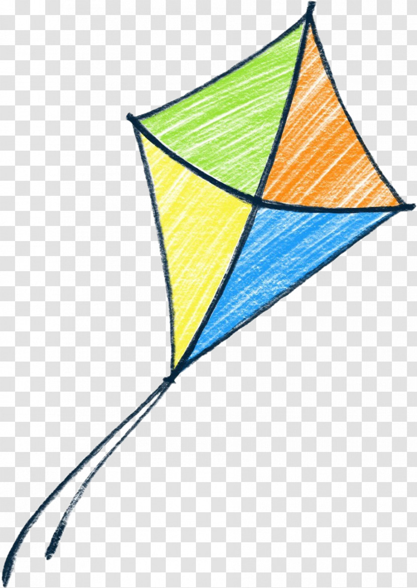 Line Sport Kite Triangle Transparent PNG