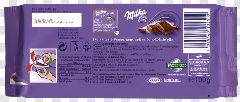 Milka Hohe Tauern National Park Mondelez International Chocolate Bludenz - Formatge Philadelphia - Kraft Transparent PNG