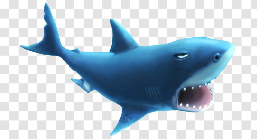 Hungry Shark Evolution World Great White Megalodon - Cartilaginous Fish Transparent PNG
