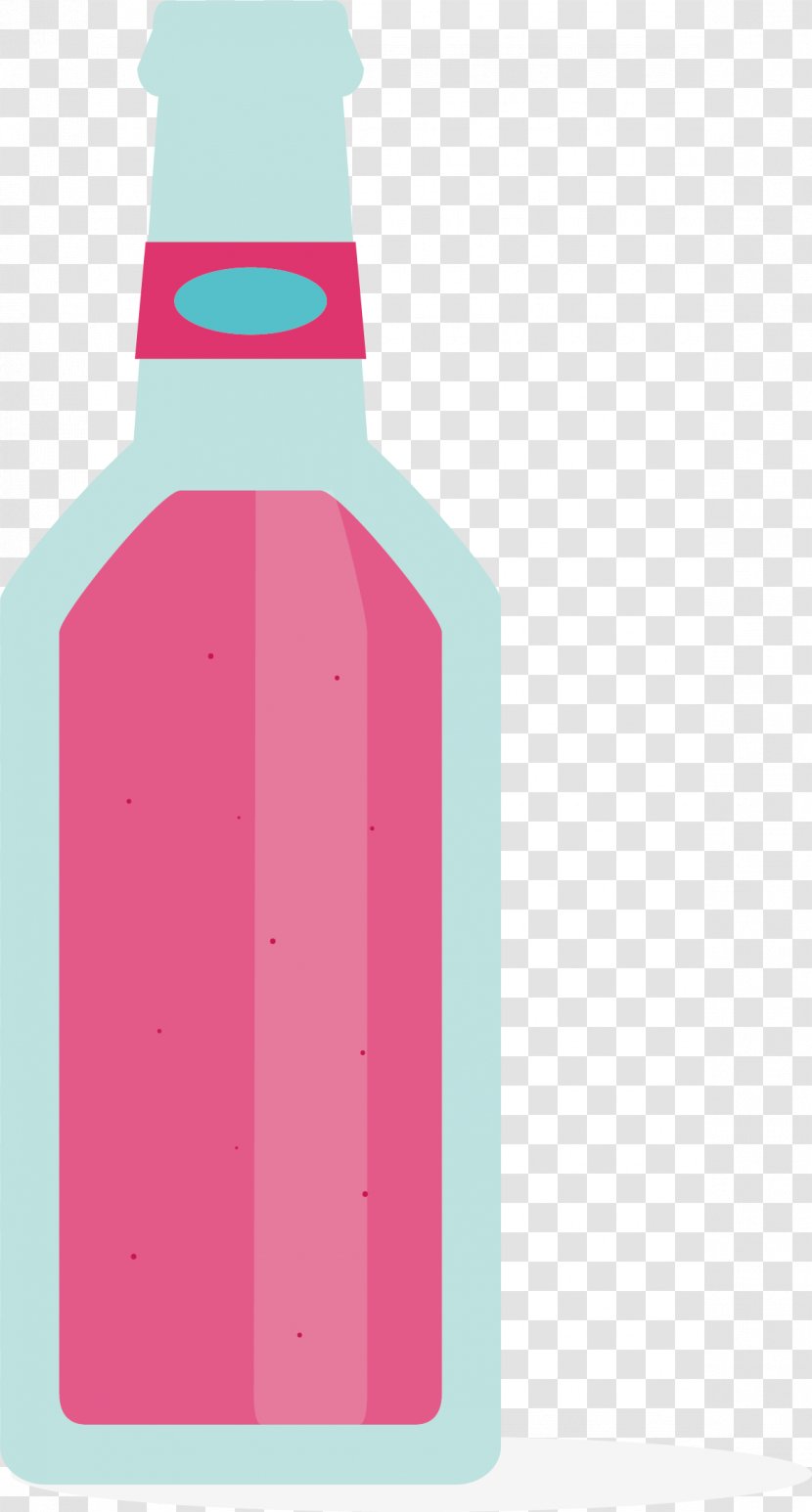 Wine Glass Bottle Pattern - Cartoon Cocktail Drink Vector Transparent PNG