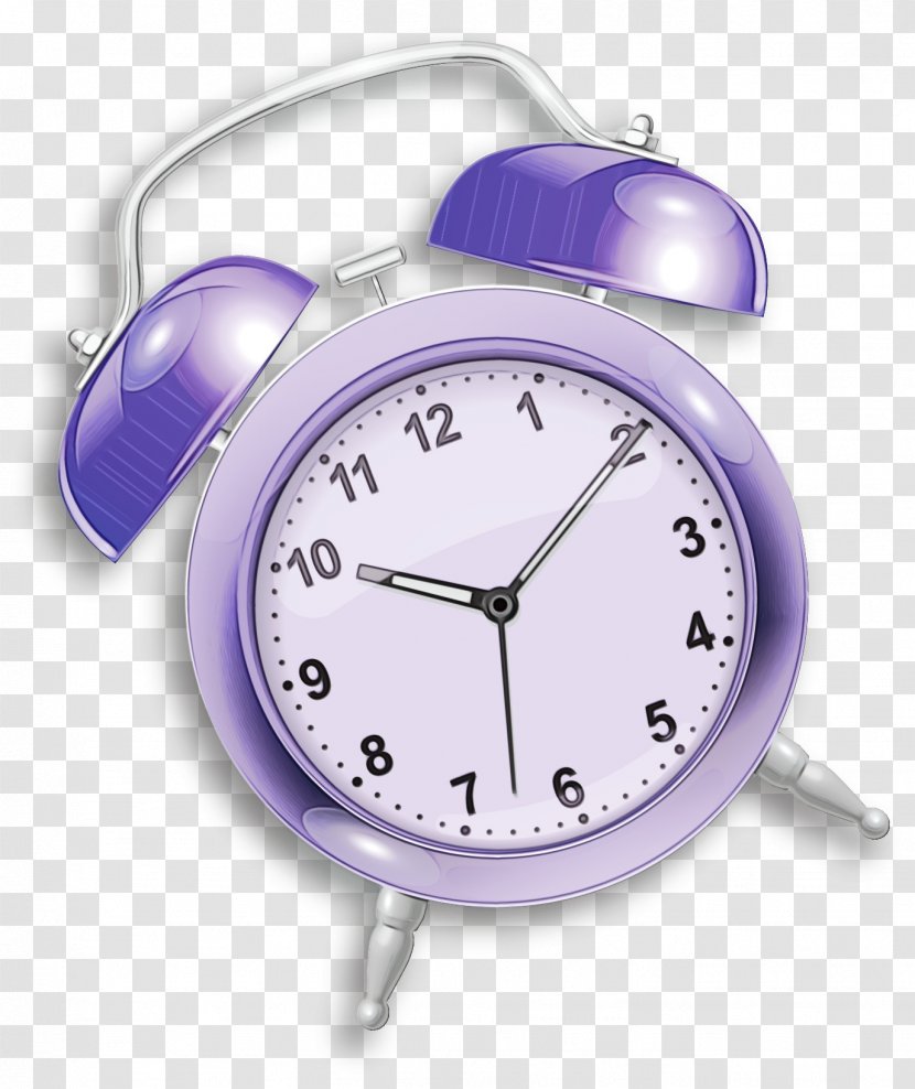Analog Watch Alarm Clock Purple - Fashion Accessory Wall Transparent PNG