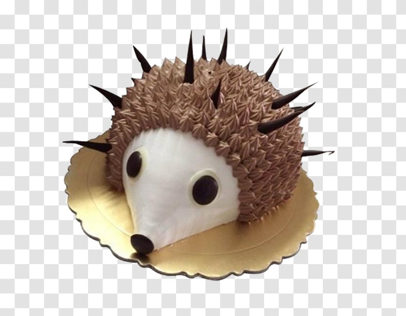 Hedgehog Birthday Cake Torte Mousse Bakery - Dough - Creative Material Picture Transparent PNG