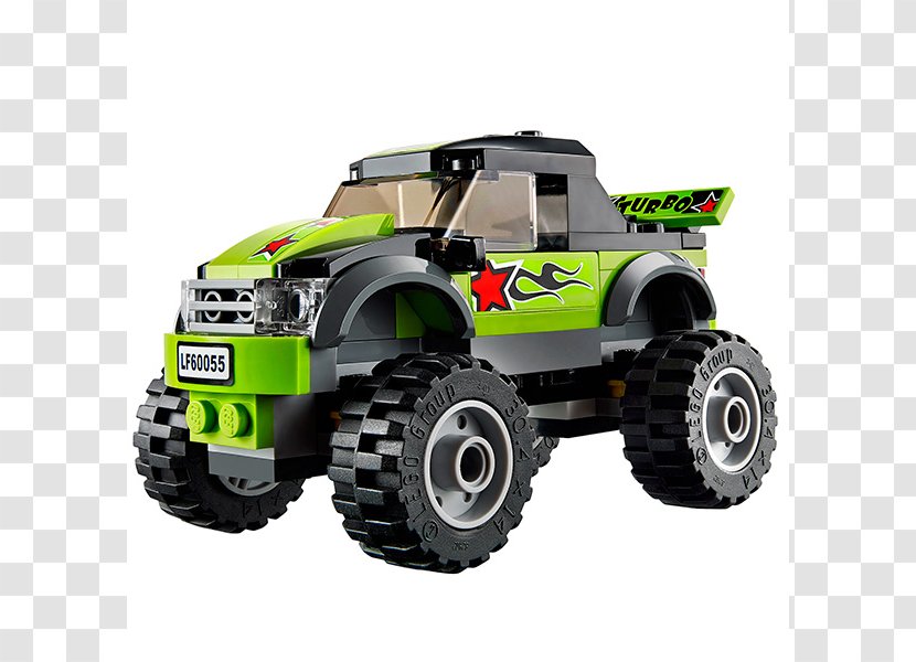 Car LEGO 60055 City Great Vehicles Monster Truck Building Set Toy - Brand Transparent PNG
