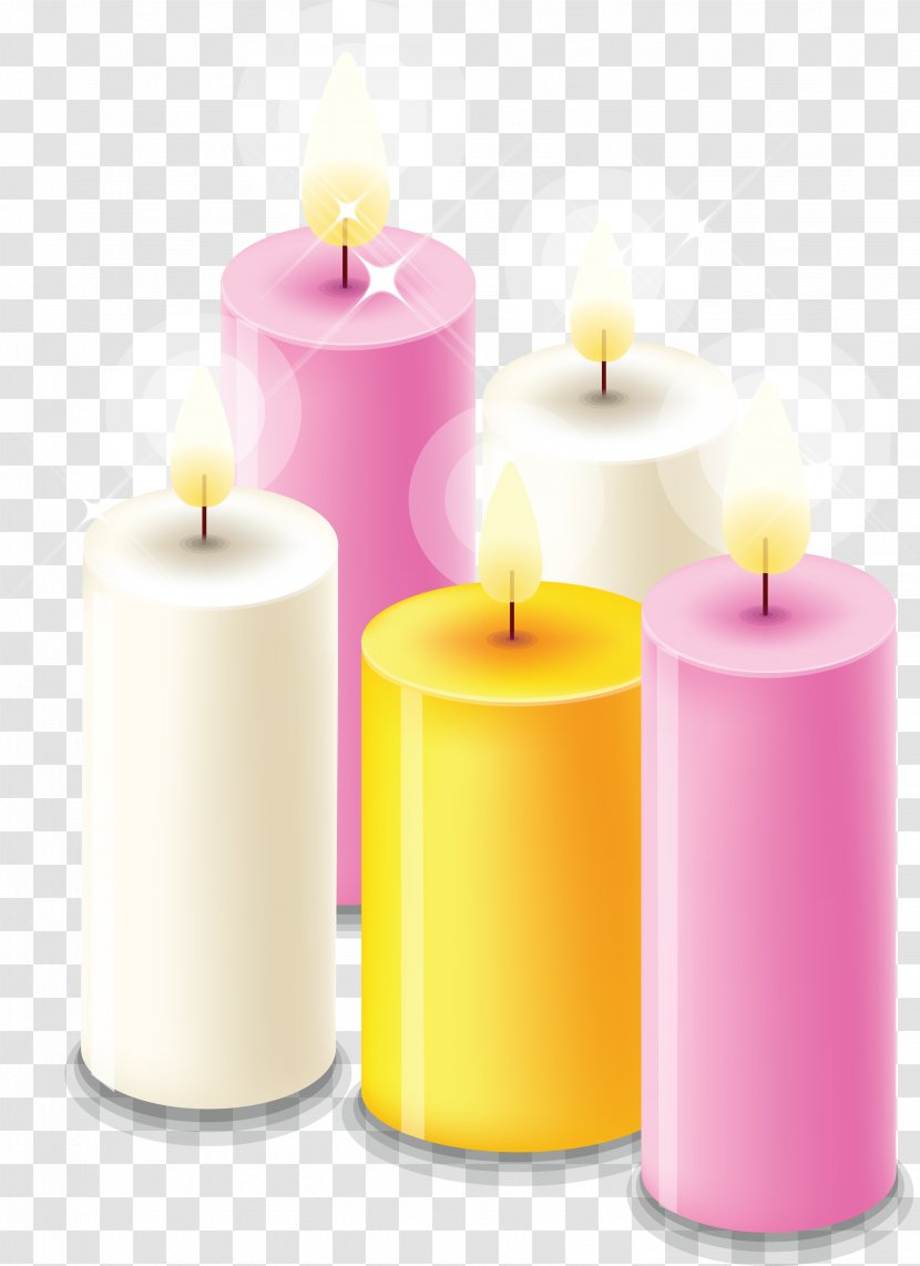 Birthday Cake Candle Clip Art - Color Transparent PNG