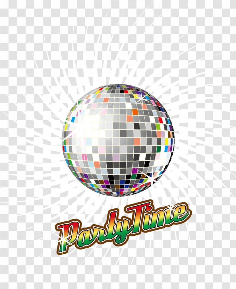 Disco Ball Nightclub - Cartoon - Laser Crystal Vector Material Transparent PNG