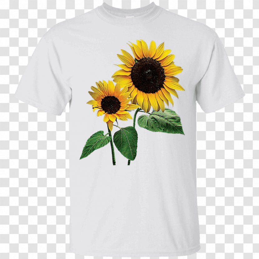 T-shirt Common Sunflower Clothing Accessories Sleeve - Tshirt Transparent PNG