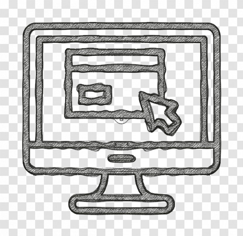 Web Application Icon - Line Art - Coloring Book Rectangle Transparent PNG