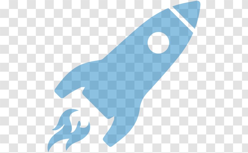 Rocket Launch Spacecraft - Blue Transparent PNG