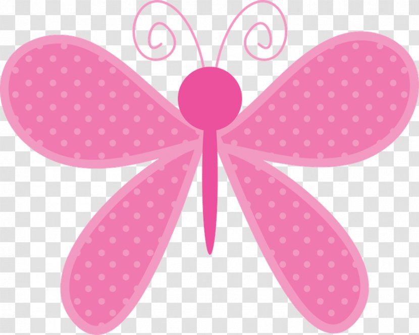 Clip Art Butterfly Drawing Image - Insect - Border Pink Transparent PNG