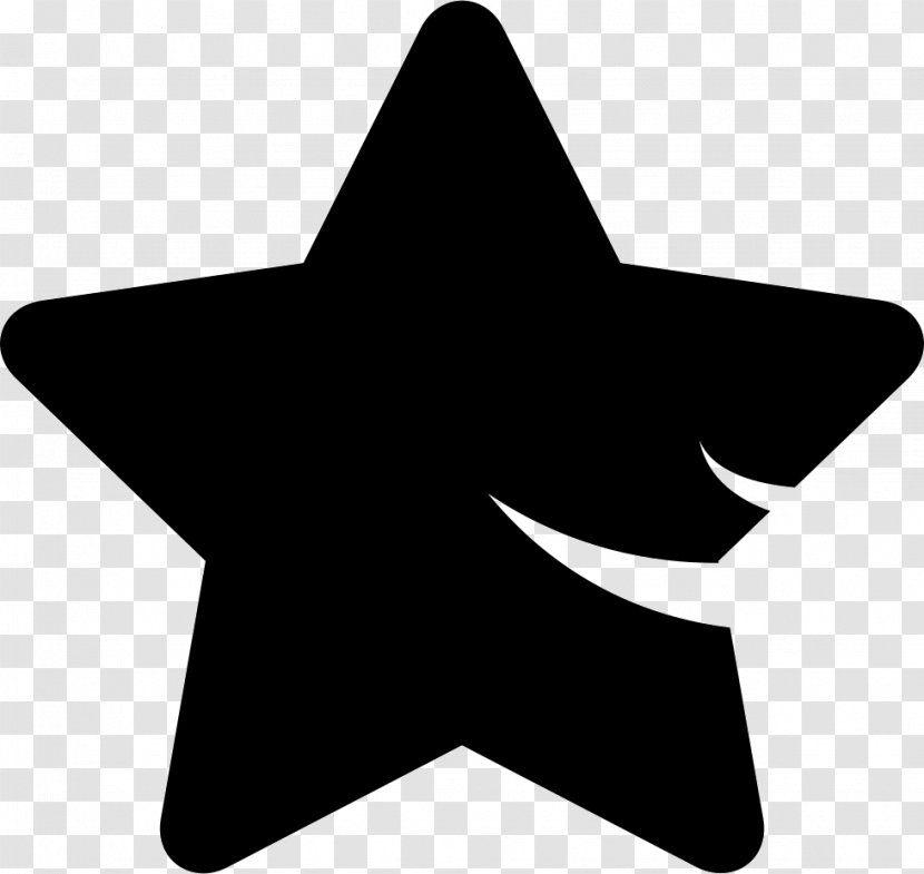 Star Clip Art - Black Transparent PNG